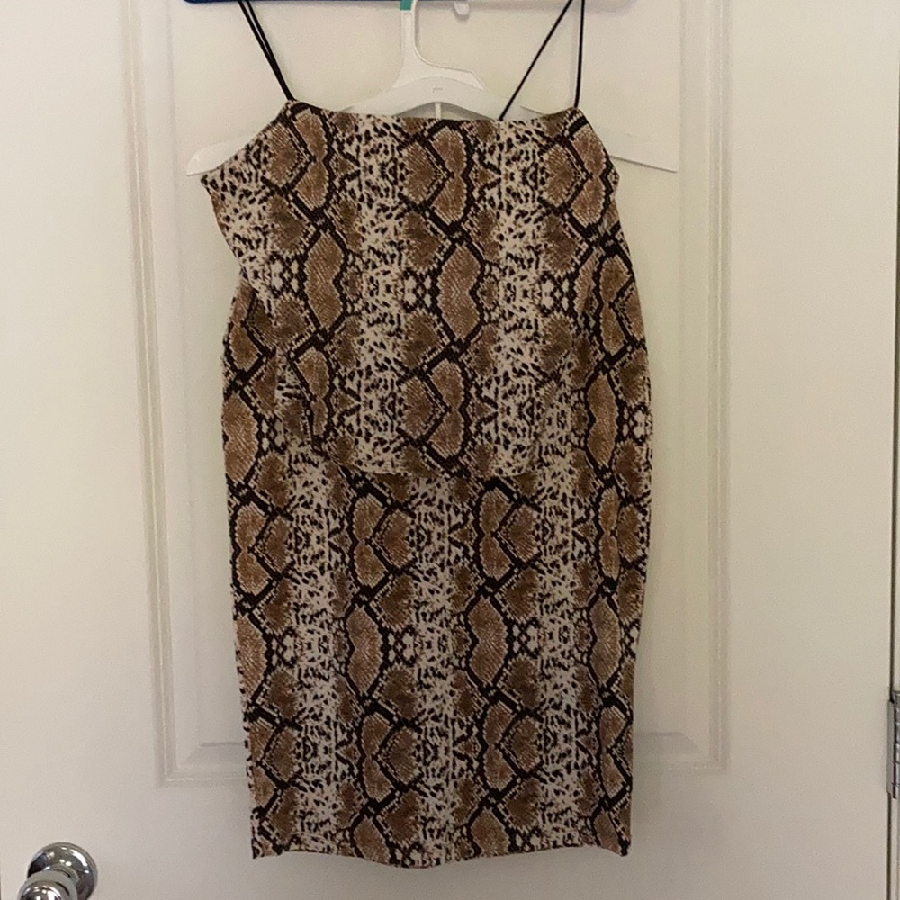 Leopard Print summer set camisole and skirt